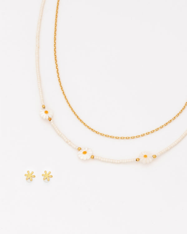 Collar Margaritas + Aretes