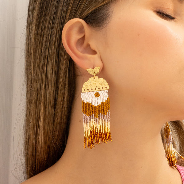 Aretes Tejidos En Miyuki