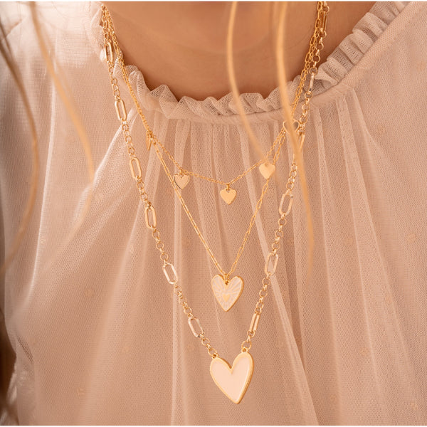 SET CADENAS x3 CORAZÓN AVM