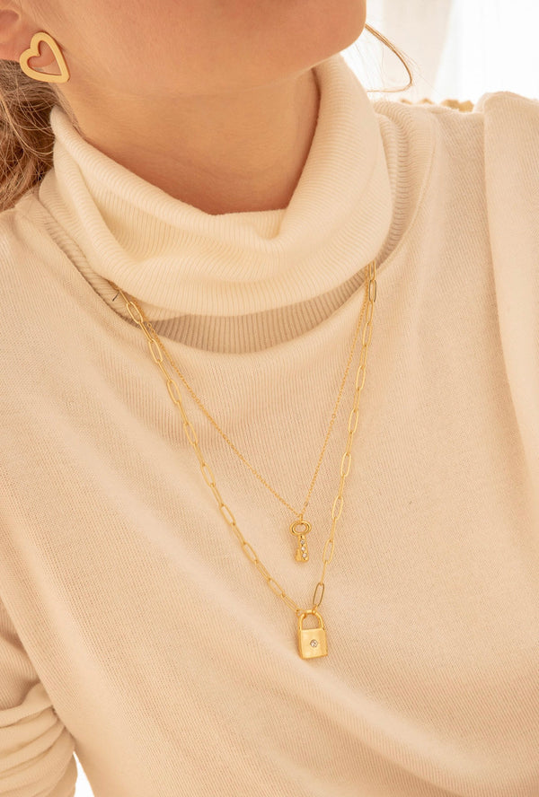 Cadena Doble Key of Love