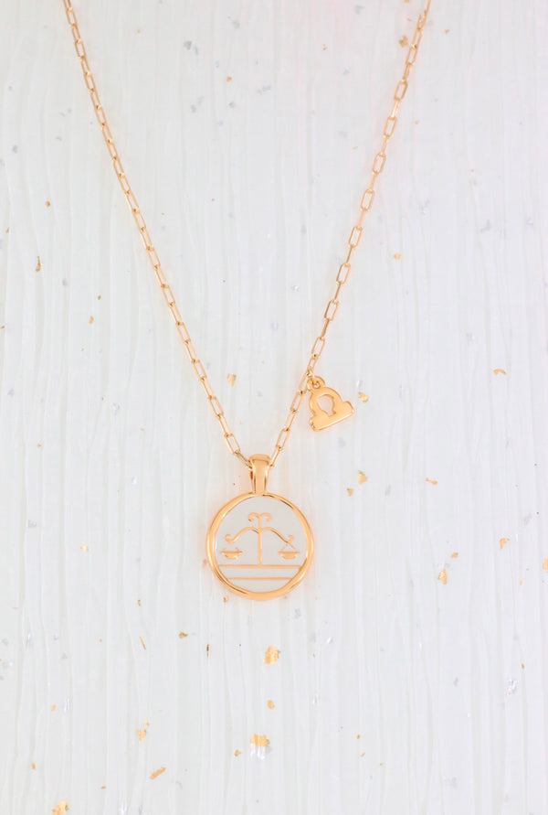 Cadena Libra blanco hueso