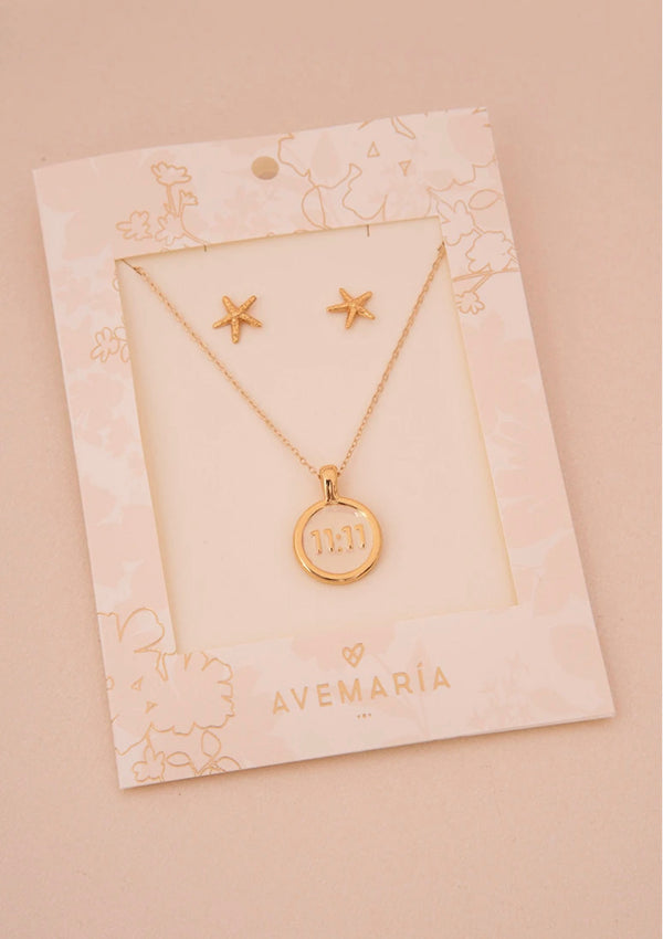Cadena 11:11 Beige